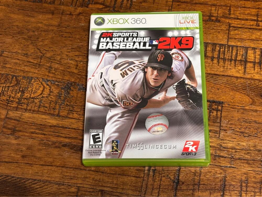 2K Sports Major League Baseball 2K9 Xbox 360 Video Game Complete